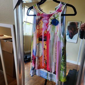 Clover Canyon Top with Water Color / Floral Design